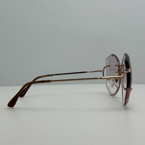 Tura Sunglasses 178 5 1/2 Japan Gold Smoke Pink 62-20-140 main image 8